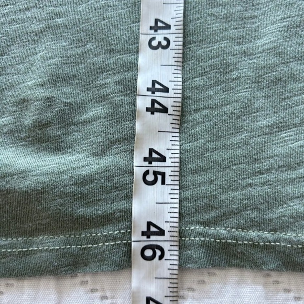Sundry Ayana Sleeveless Midi Olive Green Dress Ruffle Sleeve Slit Size 2 (M 6-8) - Picture 4 of 7